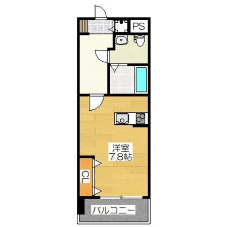 博多駅 徒歩5分 3階の物件間取画像